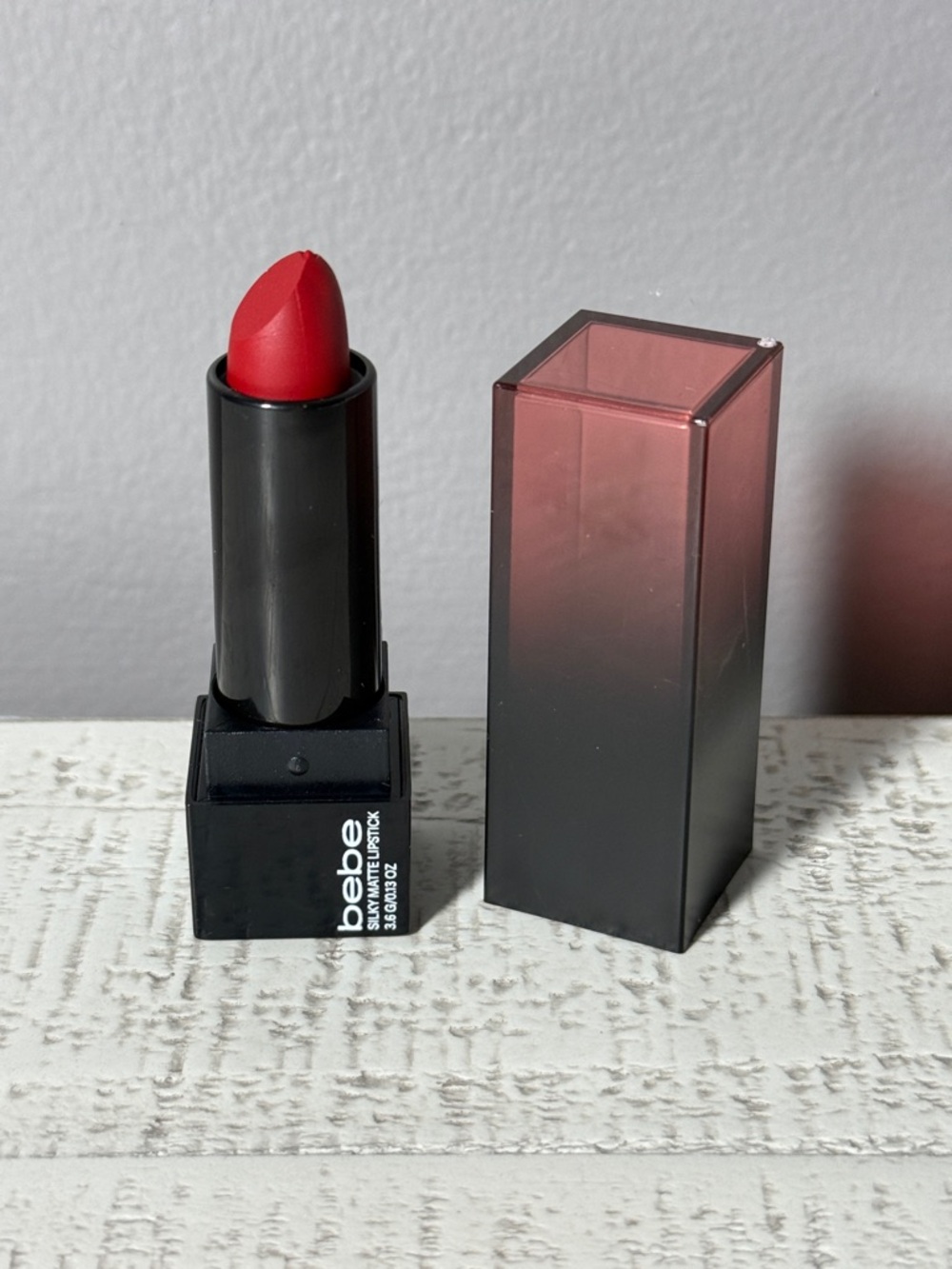 bebe Bold Red Cream Lipstick Silky Matte